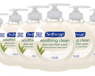Softsoap Moisturizing Liquid Hand Soap, (Aloe Vera) – 7.5 Fluid Ounces (6 Pack) Only $4.14 Shipped!