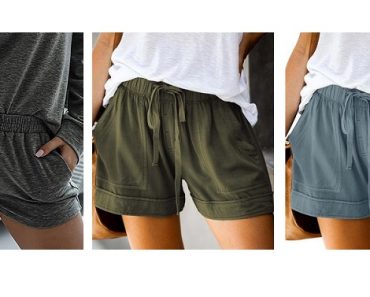 TODAY ONLY! Women’s Drawstring Pocket Shorts Only $8.29!
