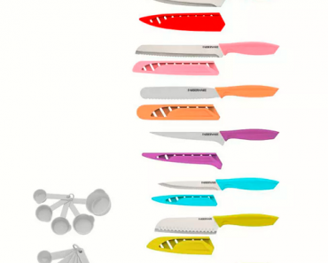 Farberware 25-Pc. Kitchen Cutlery Set with Measuring Tools Only $12.74! (Reg. $50)