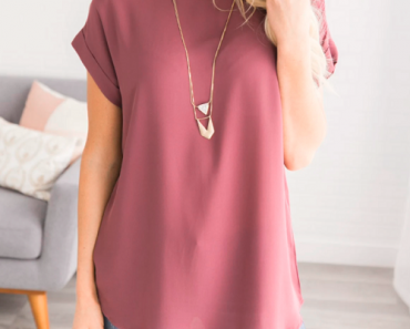 Elisa Cuffed Sleeve Tunic | S-3XL (Multiple Colors) Only $14.99 + FREE Shipping! (Reg. $32.99)