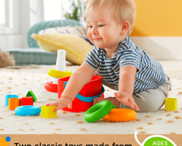 Fisher-Price Baby’s First Blocks & Rock-a-Stack Only $10 for both!