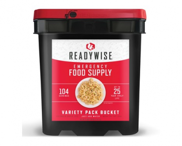 ReadyWise 104 Serving Emergency Food Supply, Variety Pack – Just $89.99!