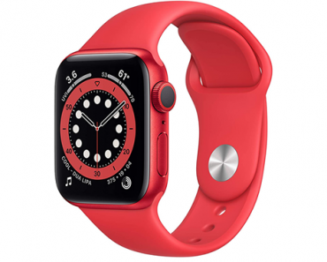 Apple Watch Series 6 (GPS, 40mm) in RED – Just $329.99!