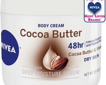 NIVEA Cocoa Butter Body Cream with Deep Nourishing Serum, 15.5 Ounce – Only $3.55!