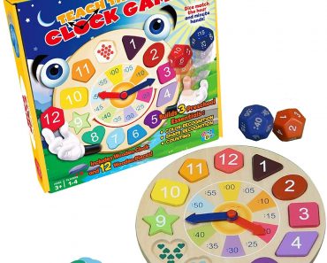Getta1Games Teach The Time Clock Game – Only $6.61!