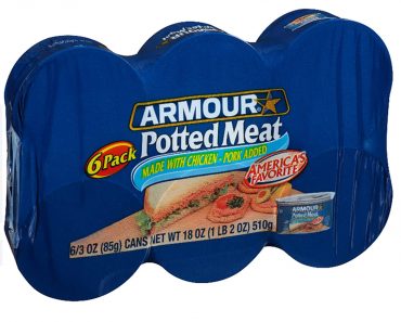 Armour Star Potted Meat, Canned Meat, 3 OZ (Pack of 6) – Only $2.23! Great for Food Storage!