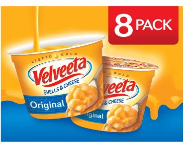 Velveeta Original Microwavable Shells & Cheese Cups, 8 Count Box – Only $4.84!