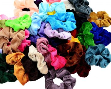Velvet Hair Scrunchies (45 Pieces) – Only $8.99!