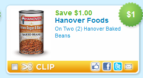 Printable Coupons: Hanover Baked Beans, Lysol Products, UNO Pizza + More