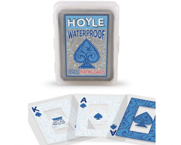 Hoyle Waterproof Clear Playing Cards – Just $5.97!