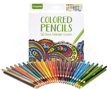Crayola Colored Pencils, 50 Count – Just $7.69! Prime Day 2021 Deals!