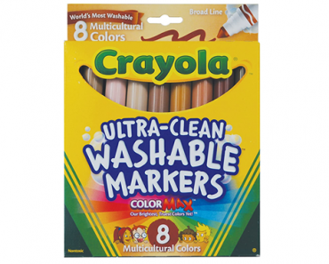 Crayola 8CT Washable Multicultural Colors Markers – Just $5.96!