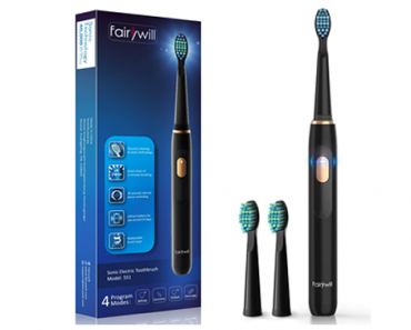 HOT! Save on Fairywill Sonic Electric Toothbrush! Just $9.99!