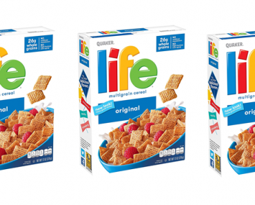 Quaker Life Breakfast Cereal, Original – Three 13oz Boxes – Just $5.14!