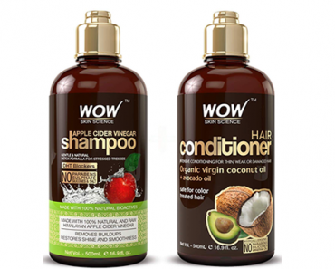 WOW Apple Cider Vinegar Shampoo & Hair Conditioner Set – Just $18.00!