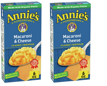 Annie’s Classic Cheddar Pasta & Mac and Cheese (Pack of 12) Only $11.62 Shipped!