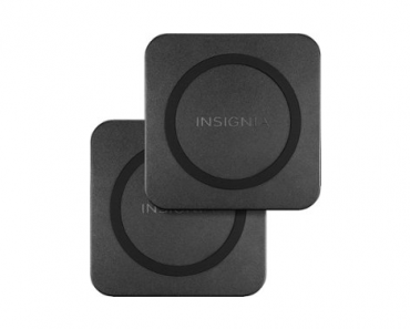 Insignia 10W Qi Certified Wireless Charging Pad for Android/iPhone (2 Pack) – Just $14.99!!!