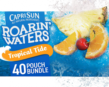 Capri Sun Roarin’ Water Tropical Tide Ready-to-Drink Juice 40-ct Just $5.21 Shipped!