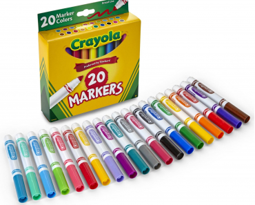Crayola 20 Count Classic Markers Only $4.97!