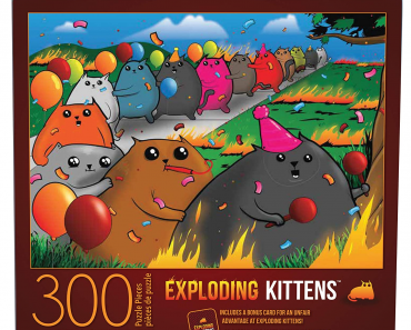 Spin Master Cardinal Games Exploding Kittens 300 Piece Jigsaw Puzzle Only $4.40