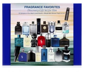 23-Pc. Fragrance Favorites Discovery Sampler Gift Set For Him Only $20.40! Great Father’s Day Gift!