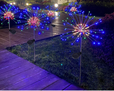 LED Firework Starburst Outdoor Lights 2 Pack Only $20.99! (Reg. $63)