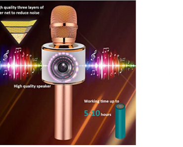 BONAOK Wireless Bluetooth Karaoke Microphone Only $26.34! (Reg. $31) Great Reviews!