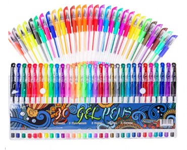 Gel Pens for Adult Coloring Books, 30 Colors Only $7.64!