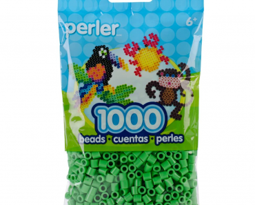 Bright Green Perler Beads 1000 Pieces Only $1.99!