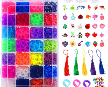 PRIME DEAL! Colorful Loom Bands Set (11,800) Only $12.46! (Lowest Price We’ve Seen!)