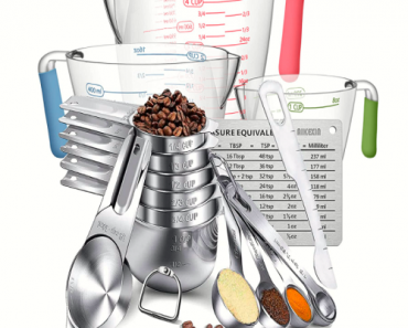 Measuring Cups and Spoons 20 Piece Set Only $18.49 w/ code! (Reg. $36.99)