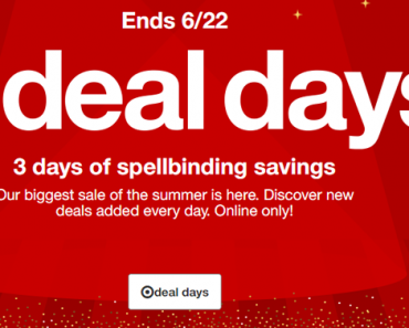 Target Deal Days Going on Now! Better Than Black Friday Prices!