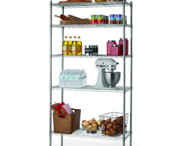 Hyper Tough 5 Tier Wire Shelving Unit Only $38.00!