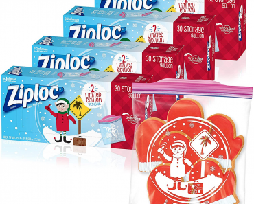 Ziploc Limited Edition Holiday Gallon Storage Bags 120-Count Just $9.74!