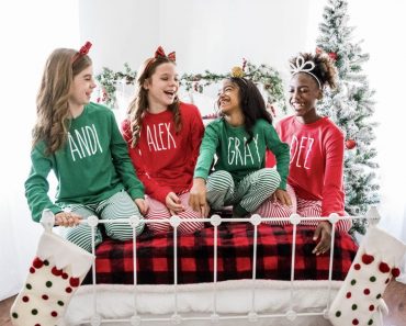 Personalized Christmas PJs – Only $22.99!