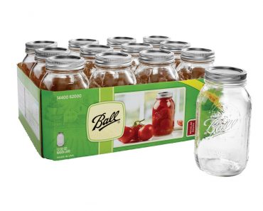 Ball Quart Mason Jars With Lids and Bands, 12-ct Just $10.58!