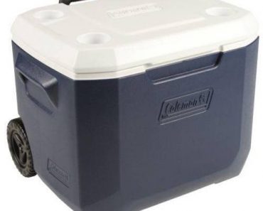 Coleman 50-Quart Xtreme 5-Day Hard Cooler with Wheels (Dark Blue) – Only $29.82!