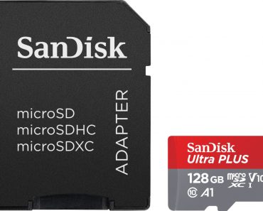 SanDisk Ultra PLUS 128GB microSDXC UHS-I Memory Card – Only $24.99!