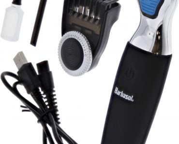 Barbasol Rechargeable Power Single Blade Wet/Dry Electric Shaver – Only $24.99!