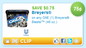 Printable Coupons: Breyer’s Blasts, Finish Products, Amy’s Products + More