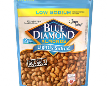 Blue Diamond Almonds, Low Sodium Lightly Salted, 40 Ounce Only $9.48 Shipped!