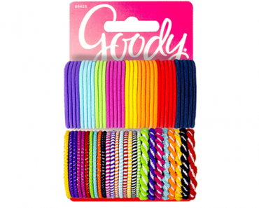Goody Ouchless Hair Elastics – 60 Pieces – Assorted in Brights and Pastels – Just $3.!