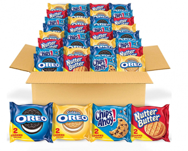 OREO Original, OREO Golden, CHIPS AHOY! & Nutter Butter Cookie – 56 Snack Packs – Just $9.95!