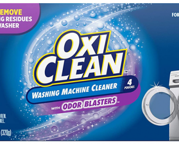 OxiClean Washing Machine Cleaner with Odor Blasters, 4 Count – Just $4.12!