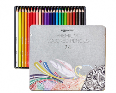 AmazonBasics Soft Core Colored Pencils – 24-Count Set – Just $9.99!