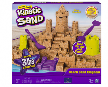 Kinetic Sand Beach Sand Kingdom Playset with 3lbs of Beach Sand – Just $8.98!