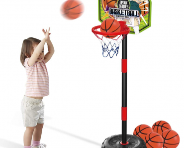 Exercise N Play Toddler Easy Score Basketball Hoop with Balls Only $26.99!