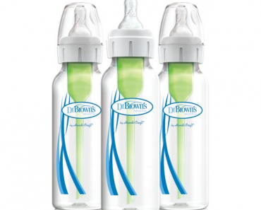Dr. Brown’s Baby Bottles, 8 ounce, 3 Count Only $10.93!
