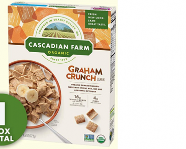 Cascadian Farm Organic Graham Crunch Cereal, 9.6 oz Only $1.89 Shipped!