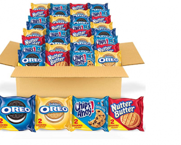 OREO Original, OREO Golden, CHIPS AHOY! & Nutter Butter Cookie Snacks Variety Pack, 56 Snack Packs Only $12.24 Shipped!